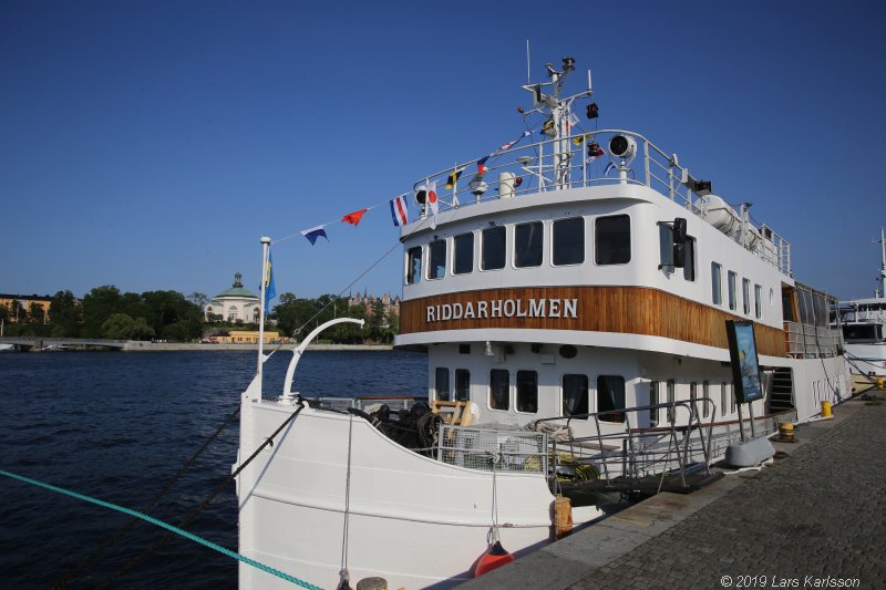 Walks along Stockholm City's harbors: Around Gamla Stan, Old Town, 2019