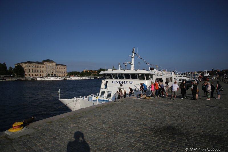 Walks along Stockholm City's harbors: Around Gamla Stan, Old Town, 2019