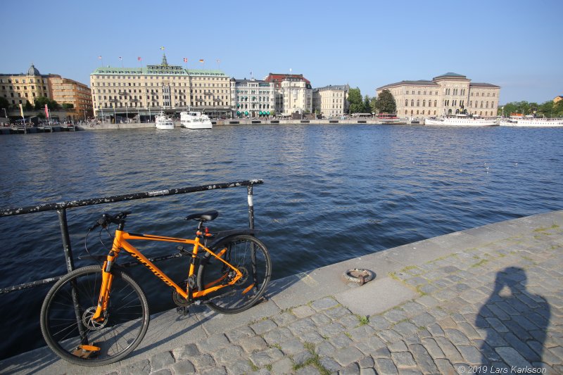 Walks along Stockholm City's harbors: Around Gamla Stan, Old Town, 2019