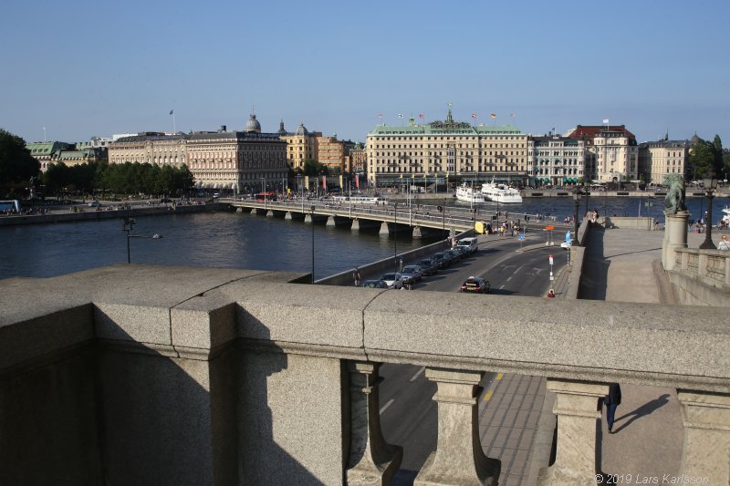 Walks along Stockholm City's harbors: Around Gamla Stan, Old Town, 2019