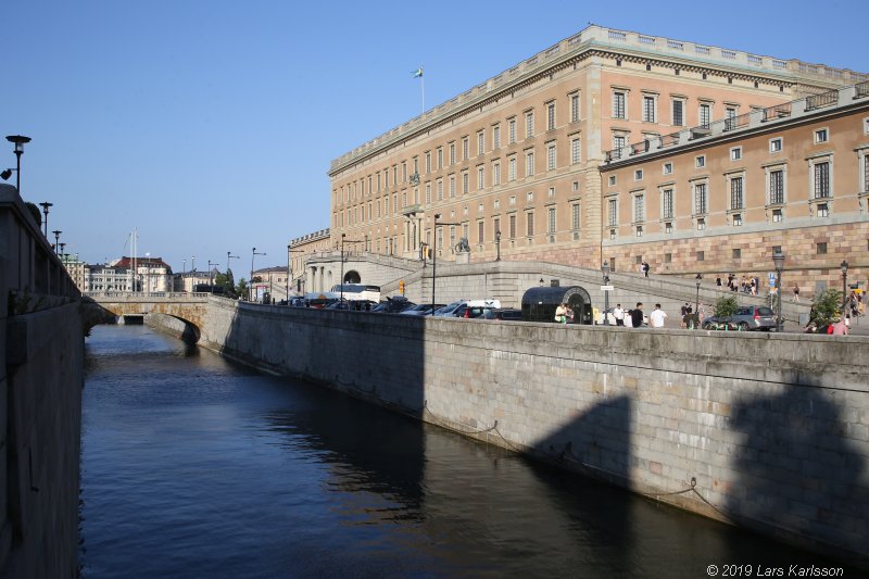 Walks along Stockholm City's harbors: Around Gamla Stan, Old Town, 2019