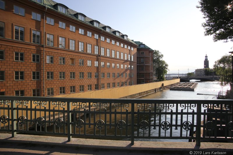 Walks along Stockholm City's harbors: Around Gamla Stan, Old Town, 2019