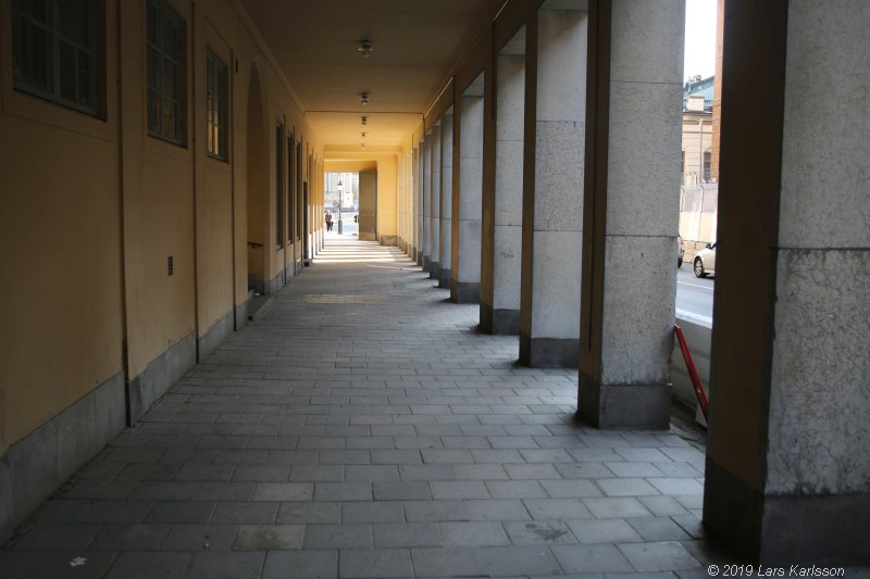 Walks along Stockholm City's harbors: Around Gamla Stan, Old Town, 2019