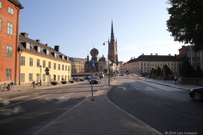 Walks along Stockholm City's harbors: Around Gamla Stan, Old Town, 2019