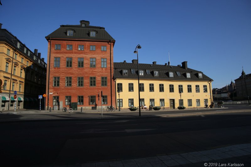 Walks along Stockholm City's harbors: Around Gamla Stan, Old Town, 2019