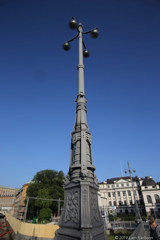 Walks along Stockholm City's harbors: Around Gamla Stan, Old Town, 2019