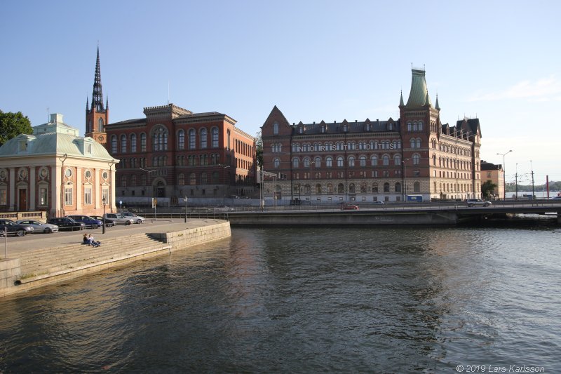 Walks along Stockholm City's harbors: Around Gamla Stan, Old Town, 2019