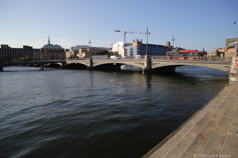 Walks along Stockholm City's harbors: Around Gamla Stan, Old Town, 2019