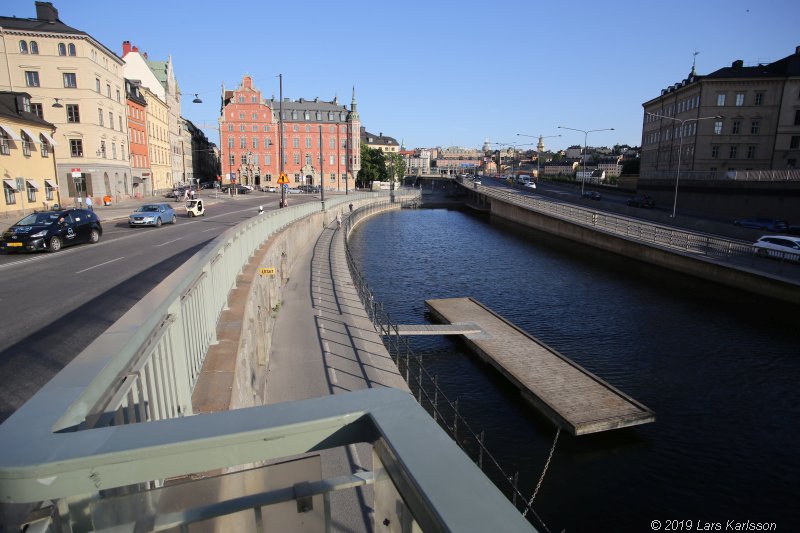 Walks along Stockholm City's harbors: Around Gamla Stan, Old Town, 2019