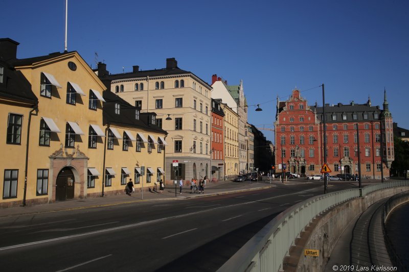 Walks along Stockholm City's harbors: Around Gamla Stan, Old Town, 2019