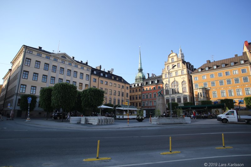 Walks along Stockholm City's harbors: Around Gamla Stan, Old Town, 2019