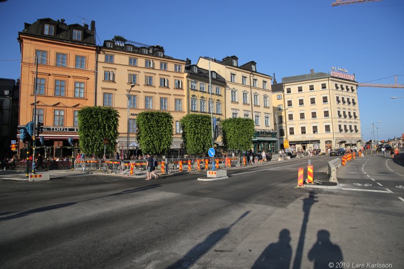 Walks along Stockholm City's harbors: Around Gamla Stan, Old Town, 2019