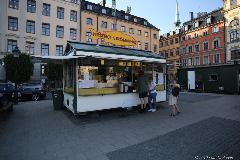 Walks along Stockholm City's harbors: Around Gamla Stan, Old Town, 2019