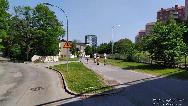 Walks along Stockholm City's harbors: Southern Hammarby lake, 2021