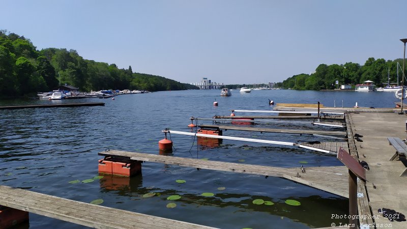 Walks along Stockholm City's harbors: Southern Hammarby lake, 2021