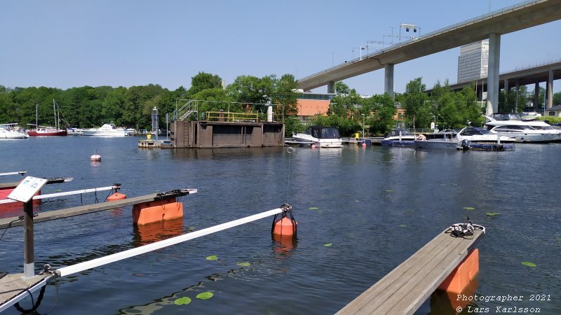 Walks along Stockholm City's harbors: Southern Hammarby lake, 2021