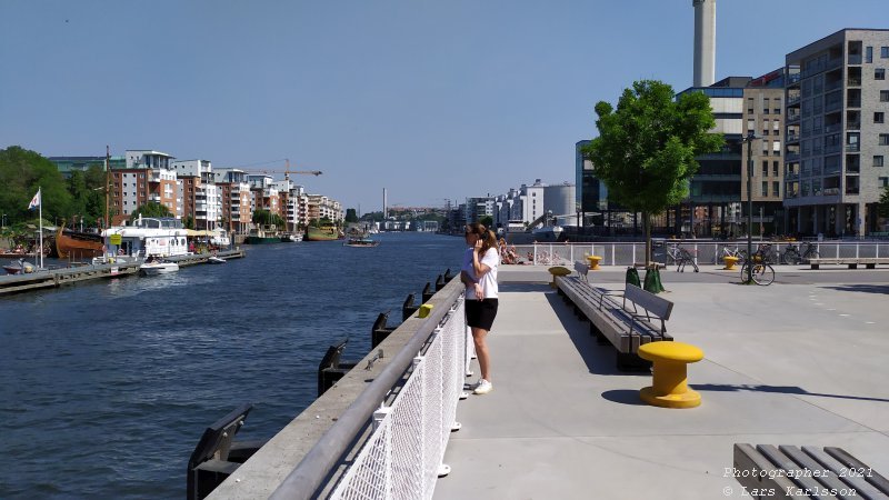 Walks along Stockholm City's harbors: Southern Hammarby lake, 2021