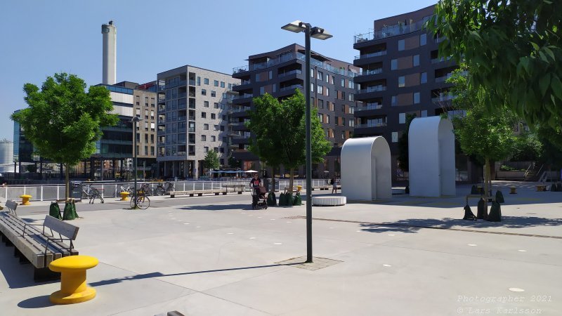 Walks along Stockholm City's harbors: Southern Hammarby lake, 2021