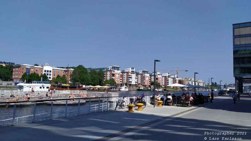 Walks along Stockholm City's harbors: Southern Hammarby lake, 2021