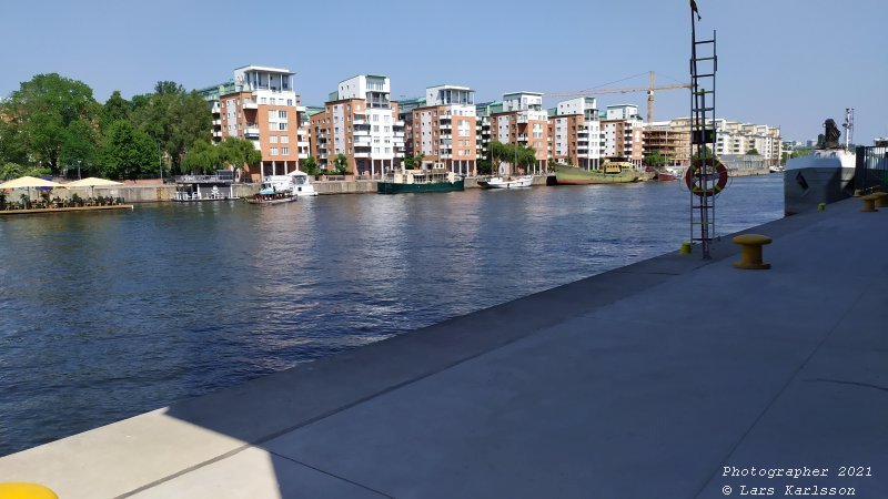 Walks along Stockholm City's harbors: Southern Hammarby lake, 2021