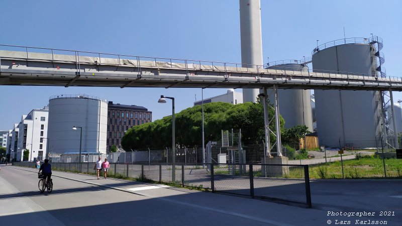 Walks along Stockholm City's harbors: Southern Hammarby lake, 2021