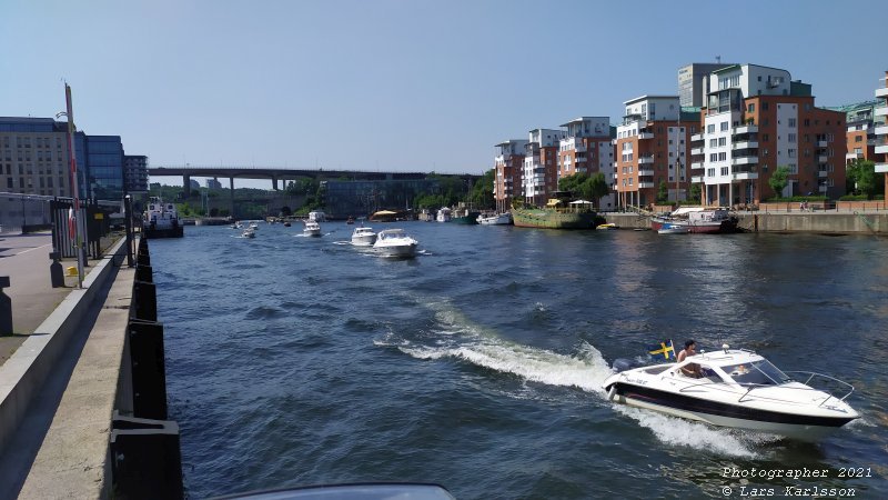 Walks along Stockholm City's harbors: Southern Hammarby lake, 2021