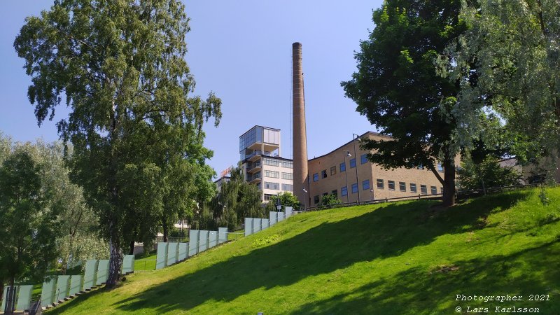 Walks along Stockholm City's harbors: Southern Hammarby lake, 2021