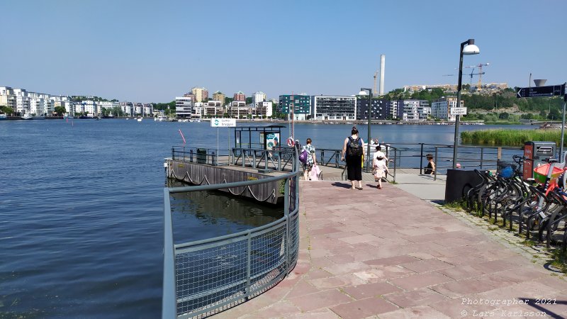 Walks along Stockholm City's harbors: Southern Hammarby lake, 2021