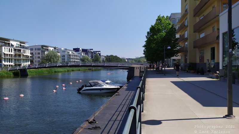 Walks along Stockholm City's harbors: Southern Hammarby lake, 2021