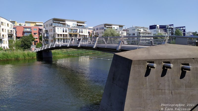 Walks along Stockholm City's harbors: Southern Hammarby lake, 2021