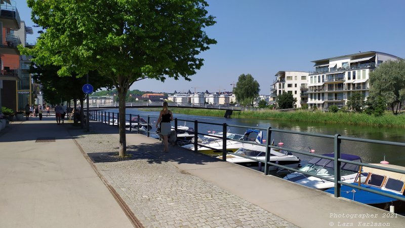 Walks along Stockholm City's harbors: Southern Hammarby lake, 2021