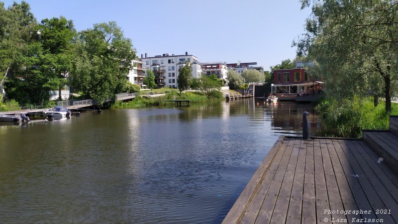 Walks along Stockholm City's harbors: Southern Hammarby lake, 2021