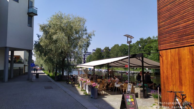 Walks along Stockholm City's harbors: Southern Hammarby lake, 2021