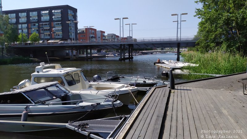 Walks along Stockholm City's harbors: Southern Hammarby lake, 2021