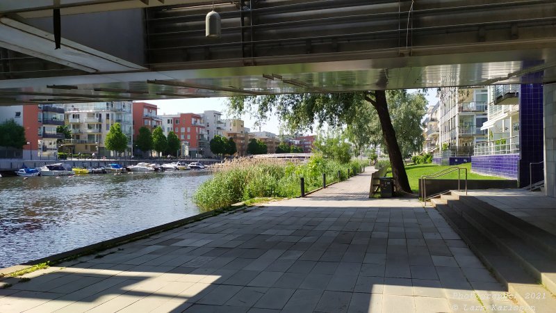 Walks along Stockholm City's harbors: Southern Hammarby lake, 2021