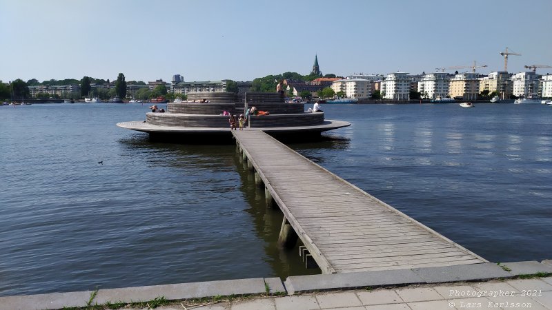 Walks along Stockholm City's harbors: Southern Hammarby lake, 2021