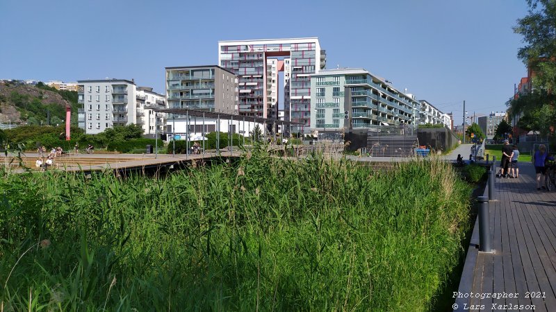 Walks along Stockholm City's harbors: Southern Hammarby lake, 2021