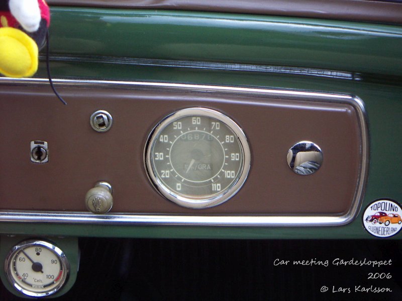 Interior of Fiat 500