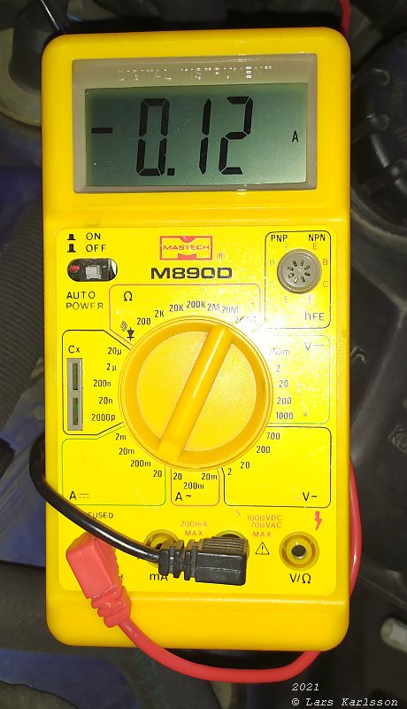 Battery cureent leak, Chrysler Crossfire