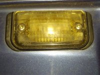 Chrysler Crossfire: License plate light