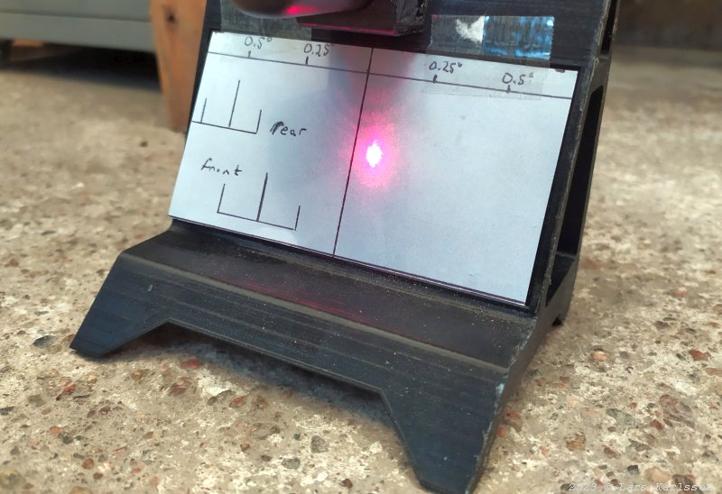 Wheel Toe-in angle measurement