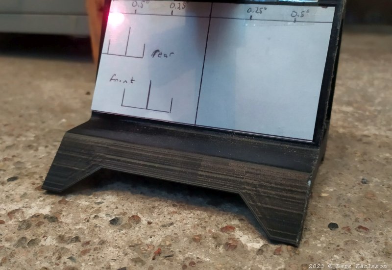 Wheel Toe-in angle measurement