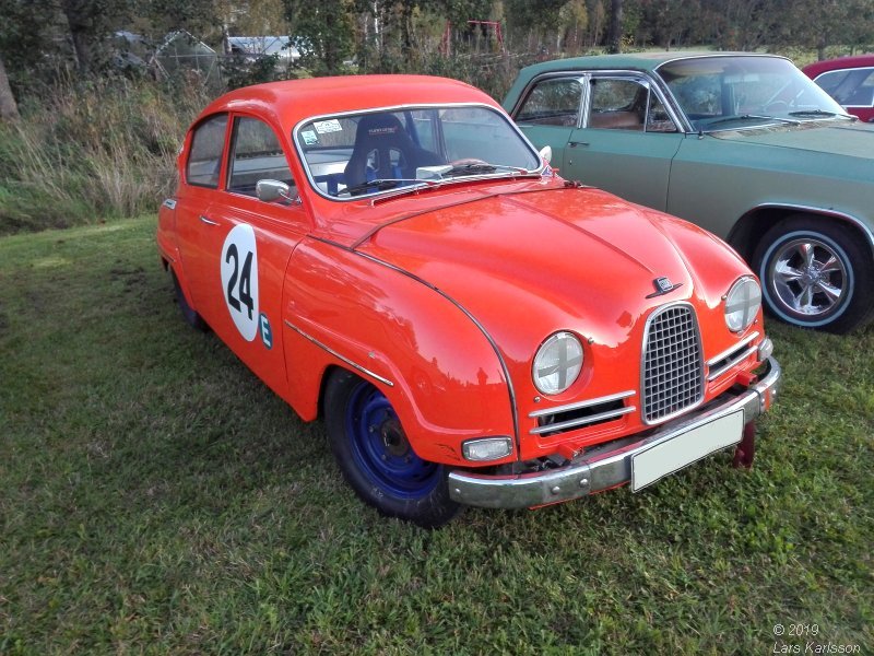 Car meeting at Svindersvik, Stockholm in Sweden