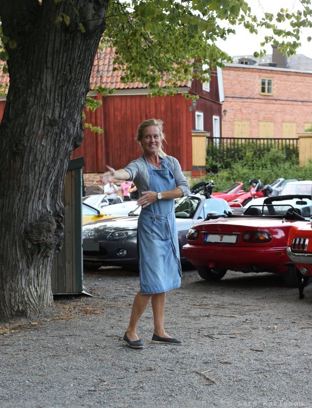 Car meeting at Svindersvik, Stockholm in Sweden