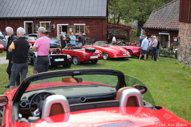 Car meeting at Svindersvik, Stockholm in Sweden