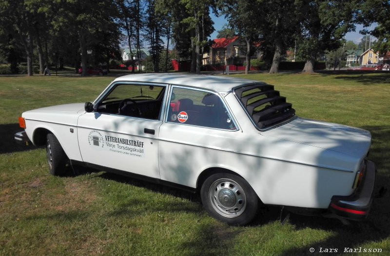 Classic car meeting at Trosa harbour 2018