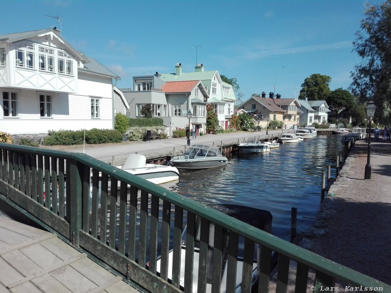 Classic car meeting at Trosa harbour 2018