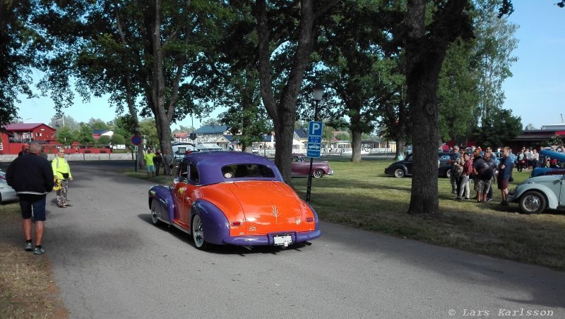 Classic car meeting at Trosa harbour 2018